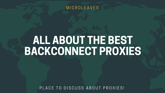 All about the best backconnect proxies