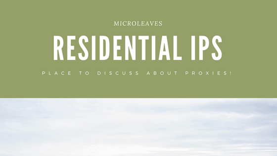 Residential IPs