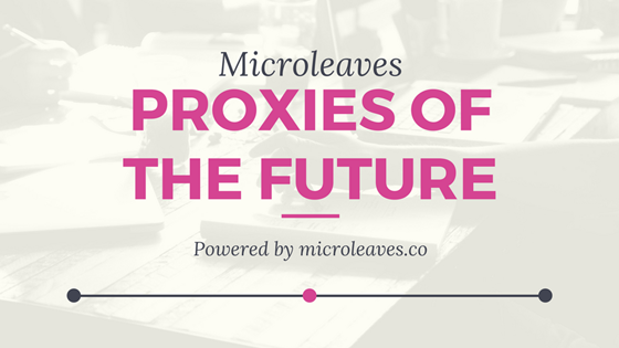 Proxies of the Future