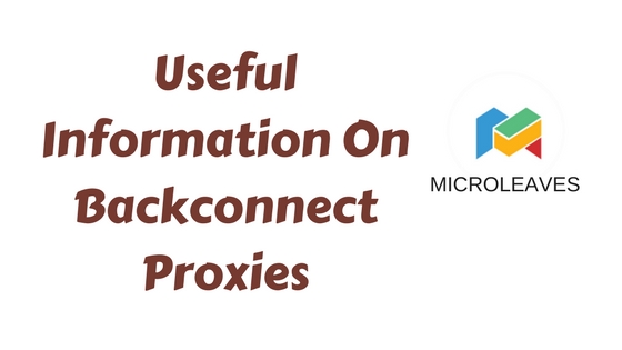 Useful Information On Backconnect Proxies