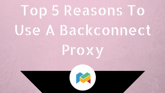 Top 5 Reasons To Use A Backconnect Proxy